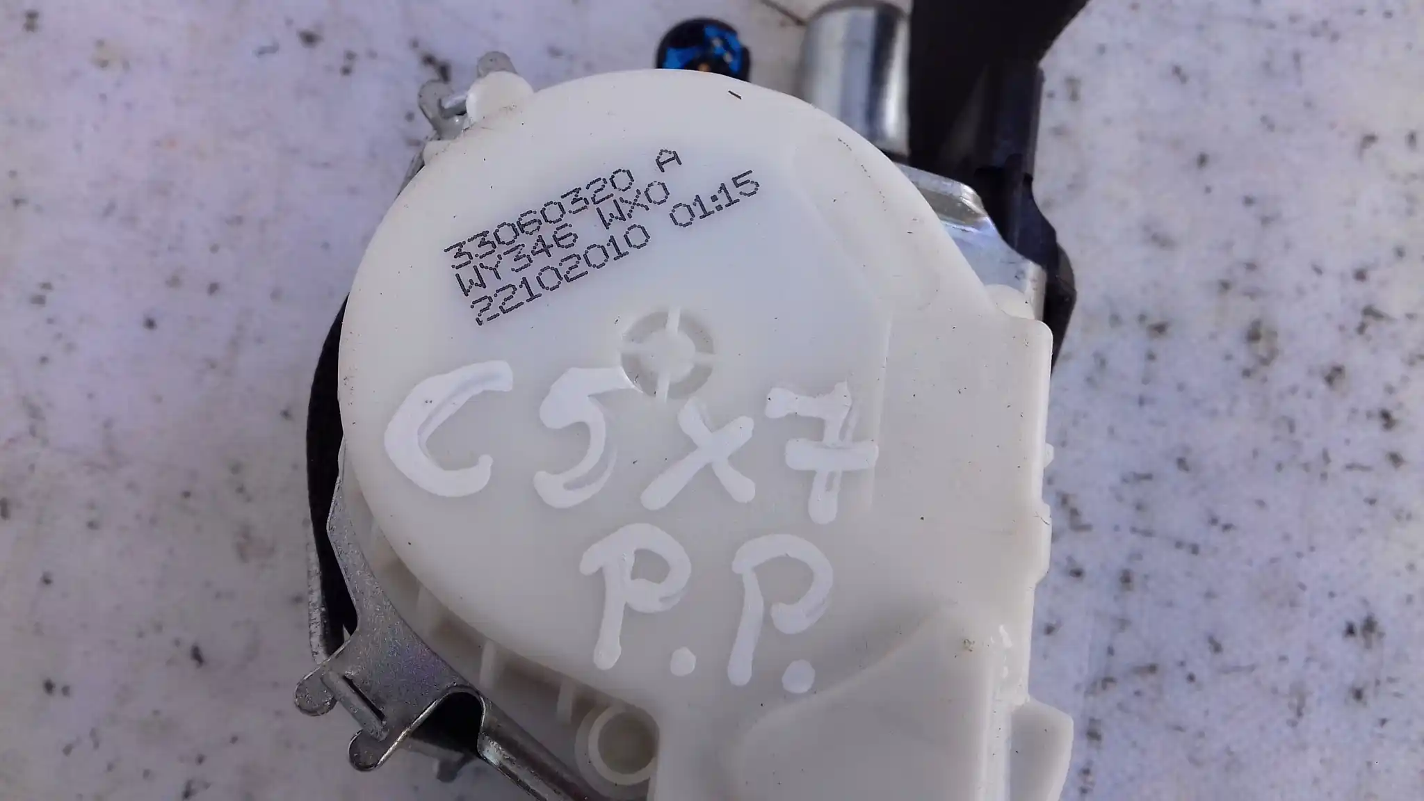 PAS BEZPIECZEŃSTWA PRAWY PRZÓD 33060320A CITROEN C5 III X7 07-