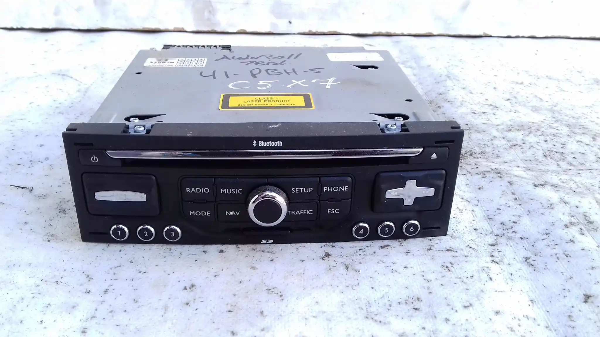 RADIO RADIOOTWARZACZ NAWIGACJA 96751717ZD CITROEN C5 III X7 07-