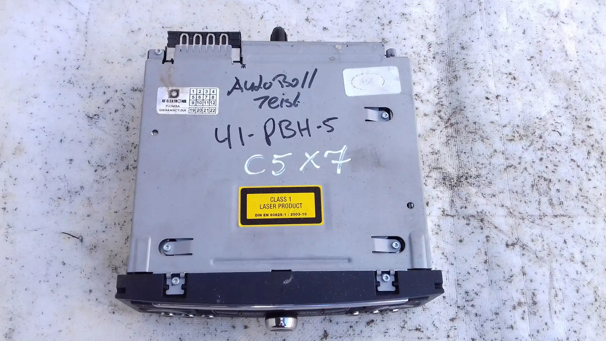 RADIO RADIOOTWARZACZ NAWIGACJA 96751717ZD CITROEN C5 III X7 07-