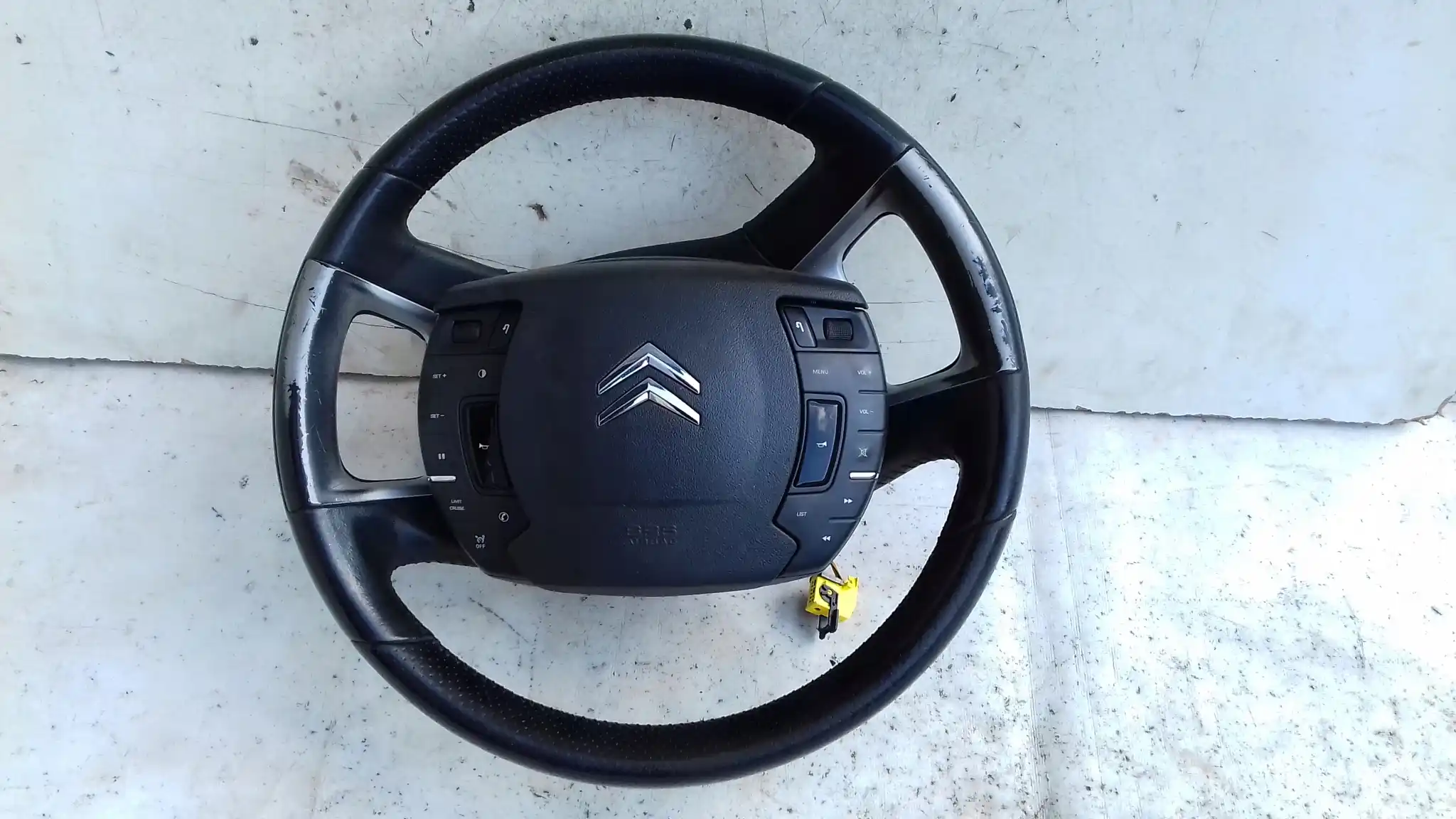 KIEROWNICA SKÓRA MULTIFUNKCJA AIRBAG CITROEN C5 III X7 07-