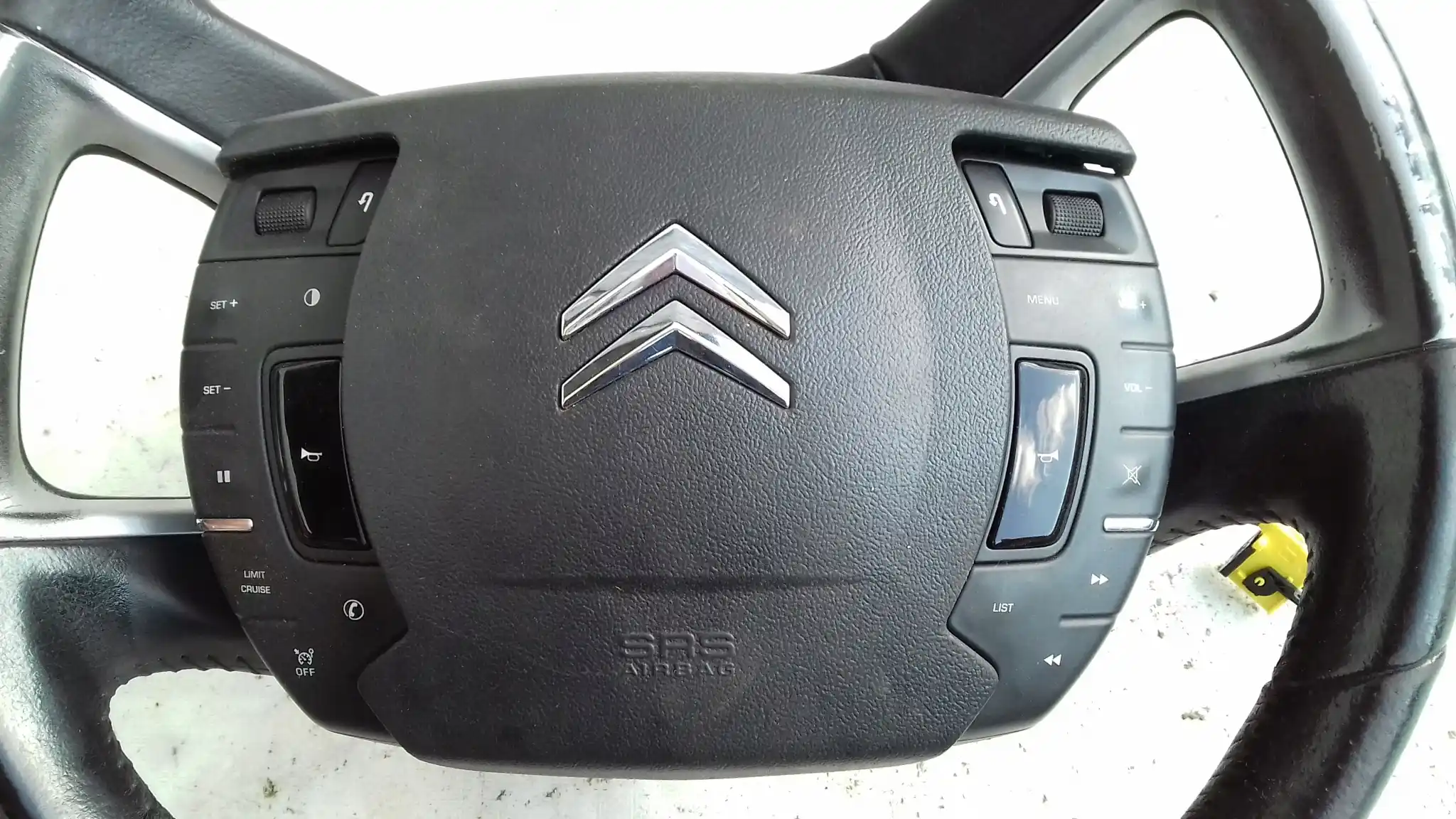 KIEROWNICA SKÓRA MULTIFUNKCJA AIRBAG CITROEN C5 III X7 07-