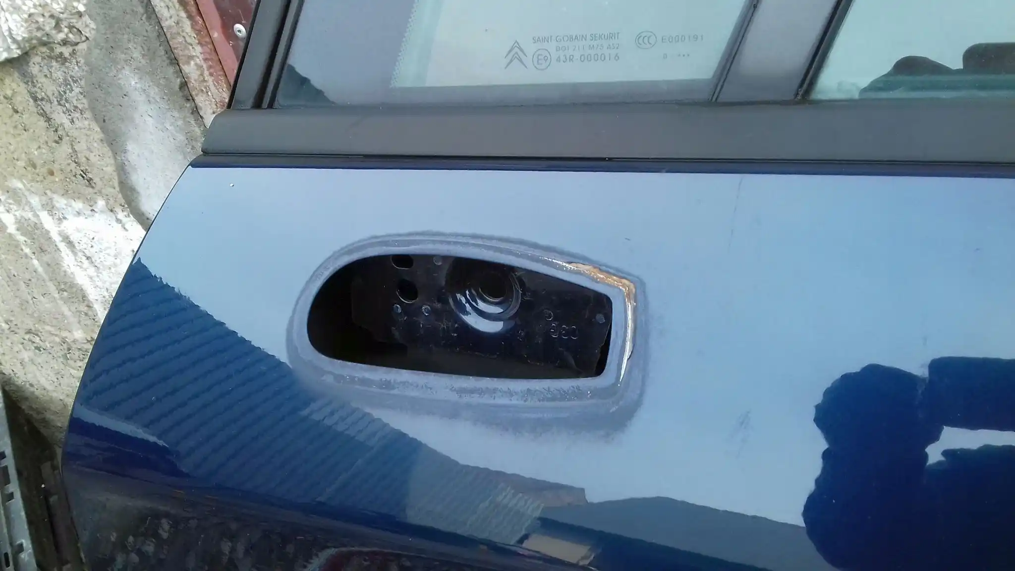 DRZWI LEWY PRZÓD PRZEDNIE CITROEN C5 III X7 KOMBI 07- KPSD