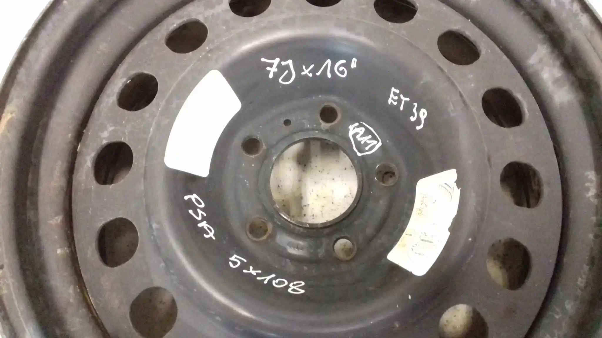 FELGA STALOWA PAS PEUGEOT CITROEN 5x108 7Jx16'' ET39