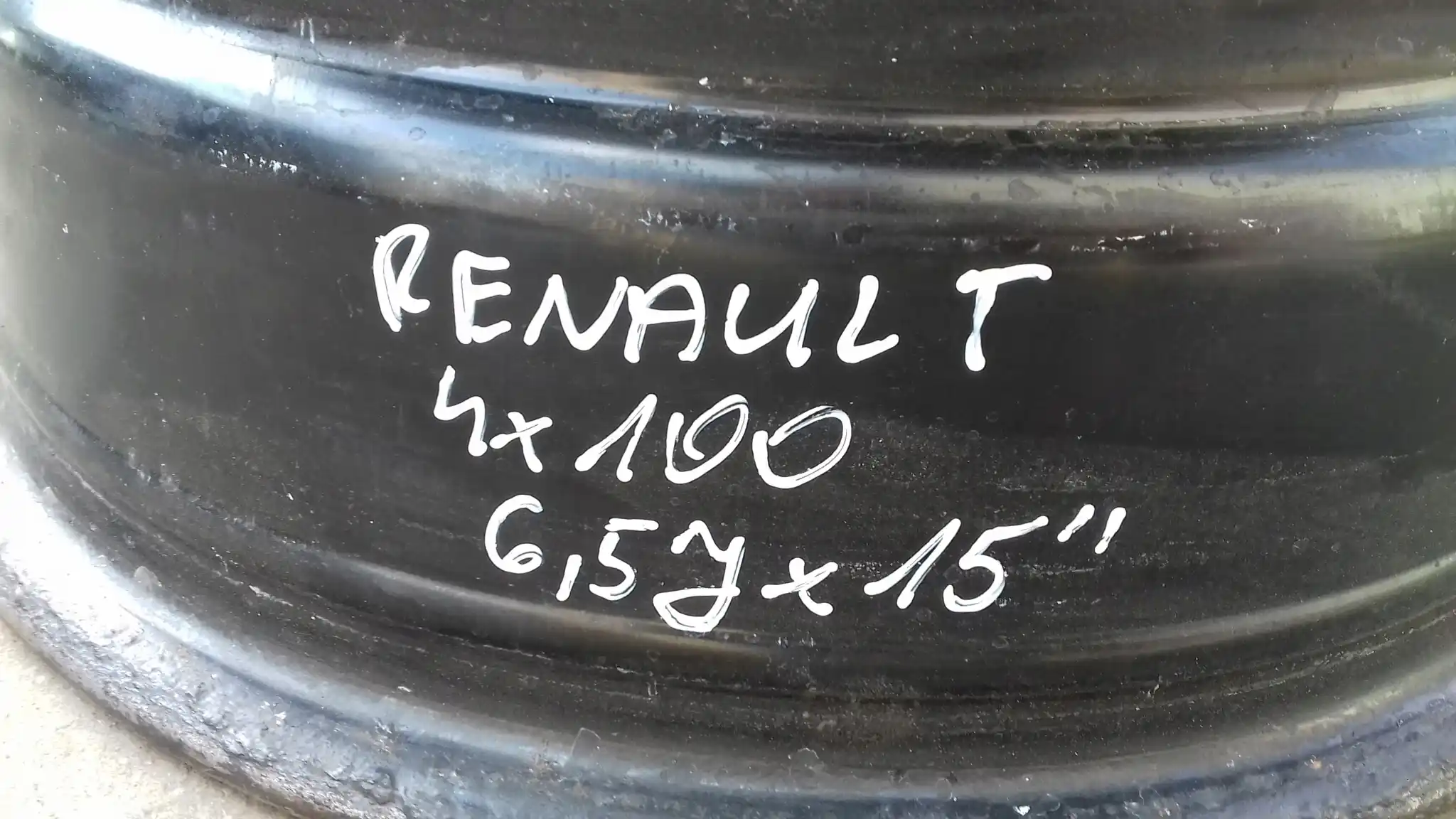 FELGI FELGA STALOWE KOMPLET RENAULT 4x100 6,5Jx15''
